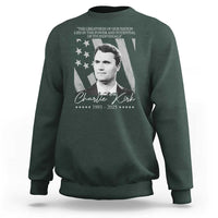 Charlie Kirk Sweatshirt The Greatness Of Our Nation Lies In The Power And Potential Of Its Individuals - Wonder Print Shop