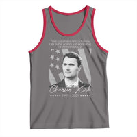 Charlie Kirk Tank Top The Greatness Of Our Nation Lies In The Power And Potential Of Its Individuals - Wonder Print Shop