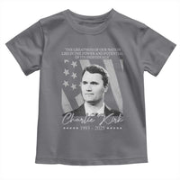Charlie Kirk Toddler T Shirt The Greatness Of Our Nation Lies In The Power And Potential Of Its Individuals - Wonder Print Shop