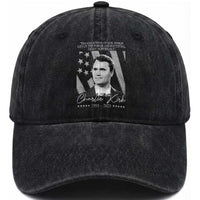 Charlie Kirk Washed Cotton Baseball Cap The Greatness Of Our Nation Lies In The Power And Potential Of Its Individuals
