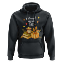Just A Girl Who Loves Fall Hoodie Cozy Autumn Season - Wonder Print Shop