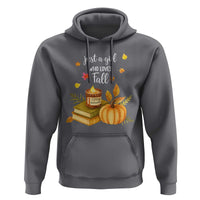 Just A Girl Who Loves Fall Hoodie Cozy Autumn Season - Wonder Print Shop