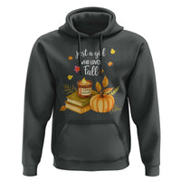 Just A Girl Who Loves Fall Hoodie Cozy Autumn Season - Wonder Print Shop