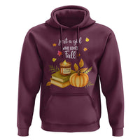 Just A Girl Who Loves Fall Hoodie Cozy Autumn Season - Wonder Print Shop