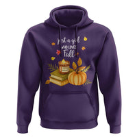 Just A Girl Who Loves Fall Hoodie Cozy Autumn Season - Wonder Print Shop