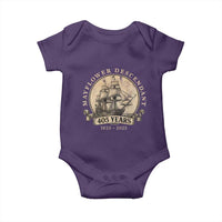 Mayflower Descendant Baby Onesie 405 Years Pilgrim Fathers Thanksgiving History - Wonder Print Shop