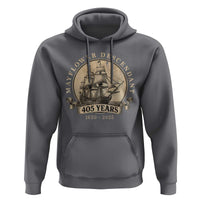 Mayflower Descendant Hoodie 405 Years Pilgrim Fathers Thanksgiving History - Wonder Print Shop