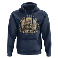 Mayflower Descendant Hoodie 405 Years Pilgrim Fathers Thanksgiving History - Wonder Print Shop