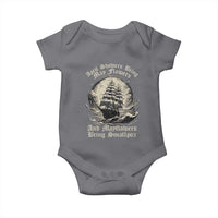 April Showers Bring May Flowers And Mayflowers Bring Smallpox Baby Onesie History Lover - Wonder Print Shop