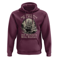 April Showers Bring May Flowers And Mayflowers Bring Smallpox Hoodie History Lover - Wonder Print Shop