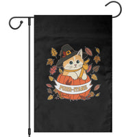 Funny Thanksgiving Cat Lover Garden Flag Purritans Pilgrim Puritans Hat - Wonder Print Shop