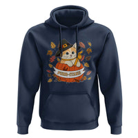 Funny Thanksgiving Cat Lover Hoodie Purritans Pilgrim Puritans Hat - Wonder Print Shop