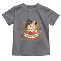 Funny Thanksgiving Cat Lover Toddler T Shirt Purritans Pilgrim Puritans Hat - Wonder Print Shop
