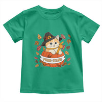 Funny Thanksgiving Cat Lover Toddler T Shirt Purritans Pilgrim Puritans Hat - Wonder Print Shop