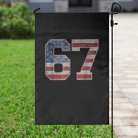 Funny Six Seven 67 Meme Vintage American Flag Garden Flag - Wonder Print Shop