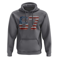 Funny Six Seven 67 Meme Vintage American Flag Hoodie - Wonder Print Shop