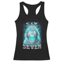 Funny Six Seven The Mason 67 Kid Gen Alpha Meme Racerback Tank Top - Wonder Print Shop