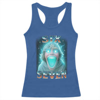 Funny Six Seven The Mason 67 Kid Gen Alpha Meme Racerback Tank Top - Wonder Print Shop