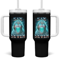 Funny Six Seven The Mason 67 Kid Gen Alpha Meme Tumbler With Handle - Wonder Print Shop