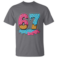 Funny 67 Ice Cream Drip Meme Six Seven Gen Alpha Slang T Shirt - Wonder Print Shop