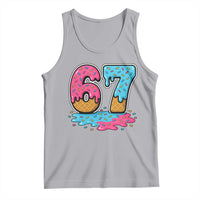 Funny 67 Ice Cream Drip Meme Six Seven Gen Alpha Slang Tank Top - Wonder Print Shop