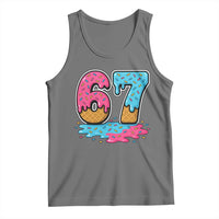 Funny 67 Ice Cream Drip Meme Six Seven Gen Alpha Slang Tank Top - Wonder Print Shop