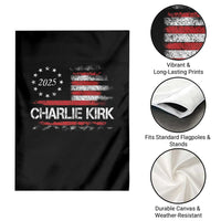 Charlie Kirk 2025 Garden Flag Freedom Vintage American Flag - Wonder Print Shop