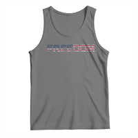 Freedom Patriotic Motivational Quote American Flag Tank Top - Wonder Print Shop