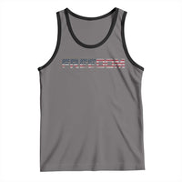 Freedom Patriotic Motivational Quote American Flag Tank Top - Wonder Print Shop