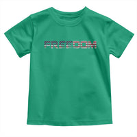 Freedom Patriotic Motivational Quote American Flag Toddler T Shirt - Wonder Print Shop