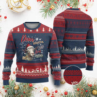 Funny Yule Ugly Christmas Sweater Dear Santa Just Bring Goats Krampus - Wonder Print Shop