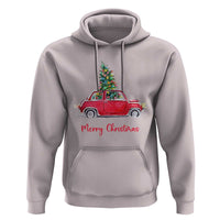 Merry Christmas Hoodie Vintage Xmas Tree Car