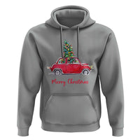 Merry Christmas Hoodie Vintage Xmas Tree Car