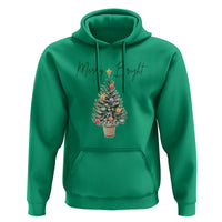 Christmas Hoodie Merry And Bright Retro Xmas Tree