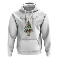 Christmas Hoodie Merry And Bright Retro Xmas Tree