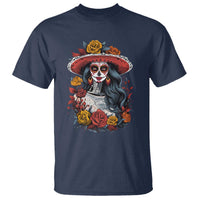 Day Of The Dead T Shirt La Catrina De Los Muertos Sugar Skull - Wonder Print Shop