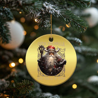 Viking Xmas Christmas Ornament Deck Valhalla With Skulls Of Glory Santa Yule - Wonder Print Shop