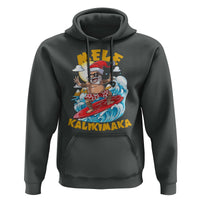 Christmas In Hawaii Hoodie Mele Kalikimaka Surfing Santa Kakau Tattoo