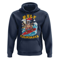 Christmas In Hawaii Hoodie Mele Kalikimaka Surfing Santa Kakau Tattoo