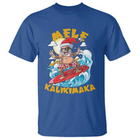 Christmas In Hawaii T Shirt Mele Kalikimaka Surfing Santa Kakau Tattoo - Wonder Print Shop