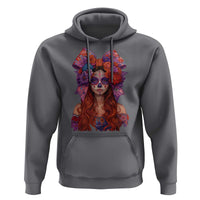 Day Of The Dead Hoodie La Catrina Coquette Calaca Face Painting