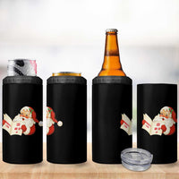 Funny 67 Christmas Santa 4 in 1 Can Cooler Tumbler Naughty List Kids Who Say Six Seven Meme - Wonder Print Shop