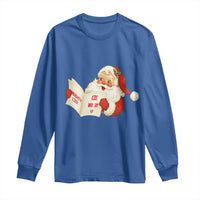 Funny 67 Christmas Santa Long Sleeve Shirt Naughty List Kids Who Say Six Seven Meme - Wonder Print Shop