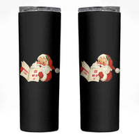 Funny 67 Christmas Santa Skinny Tumbler Naughty List Kids Who Say Six Seven Meme - Wonder Print Shop