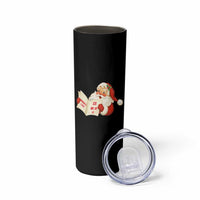 Funny 67 Christmas Santa Skinny Tumbler Naughty List Kids Who Say Six Seven Meme - Wonder Print Shop