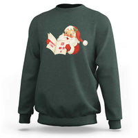 Funny 67 Christmas Santa Sweatshirt Naughty List Kids Who Say Six Seven Meme - Wonder Print Shop