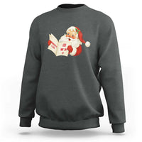 Funny 67 Christmas Santa Sweatshirt Naughty List Kids Who Say Six Seven Meme - Wonder Print Shop