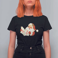 Funny 67 Christmas Santa T Shirt For Women Naughty List Kids Who Say Six Seven Meme - Wonder Print Shop