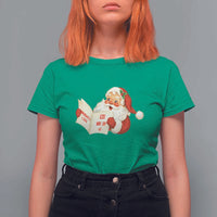 Funny 67 Christmas Santa T Shirt For Women Naughty List Kids Who Say Six Seven Meme - Wonder Print Shop