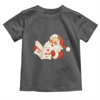 Funny 67 Christmas Santa Toddler T Shirt Naughty List Kids Who Say Six Seven Meme - Wonder Print Shop